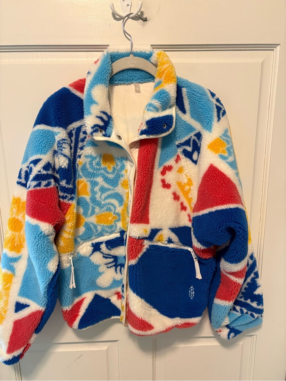 FP Movement Free People Hit the Slopes fleece jacket coat women size s small